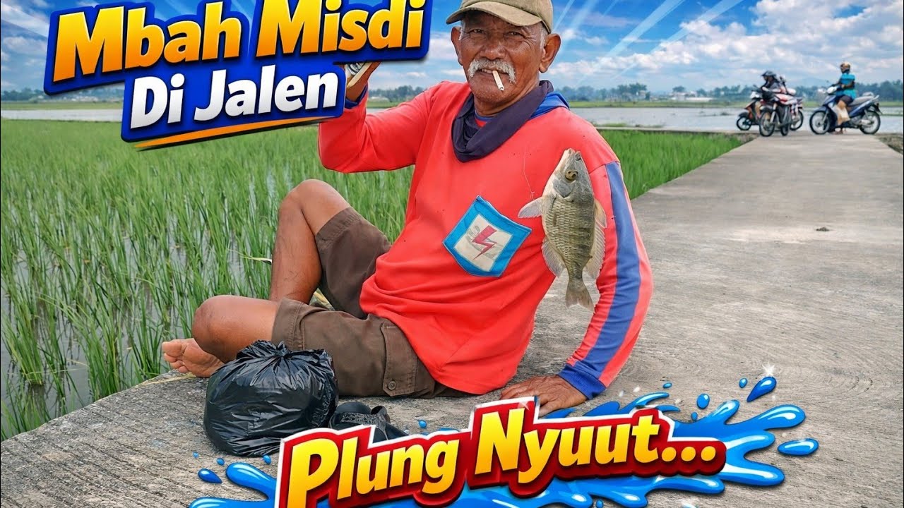 Mbah Misdi Juga ke Jalen‼️Mancing di Rawa Pening