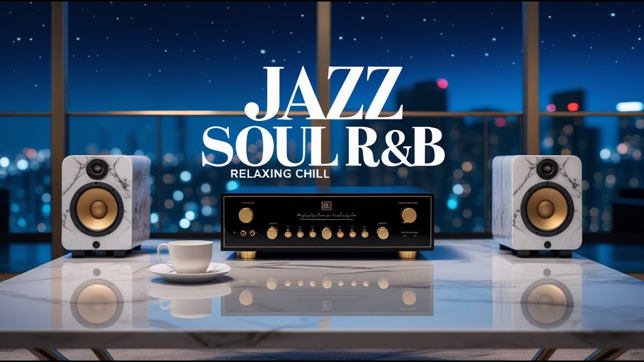 Smooth Jazz, Soul & R&B – Relaxing Night Music for Stress Relief & Calm Vibes
