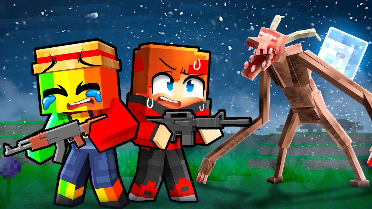 S'&eacute;chapper du GOATMAN &agrave; 3H00 du matin sur Minecraft !