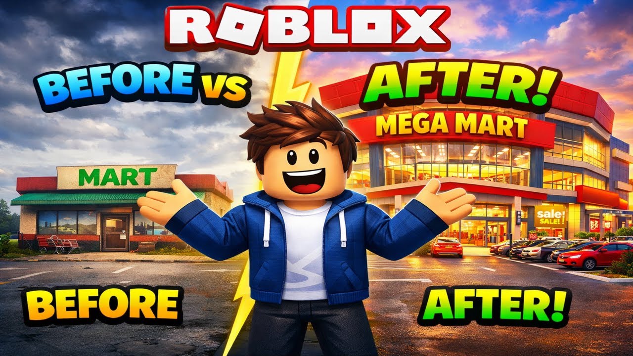 Roblox Mega Mart 😱 Before vs After | INSANE Change!