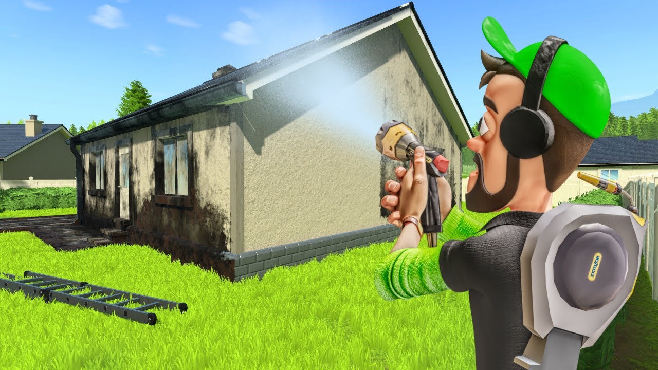 Pressure Washing the Dirtiest House in The Neighborhood! (Powerwash Simulator Gameplay)