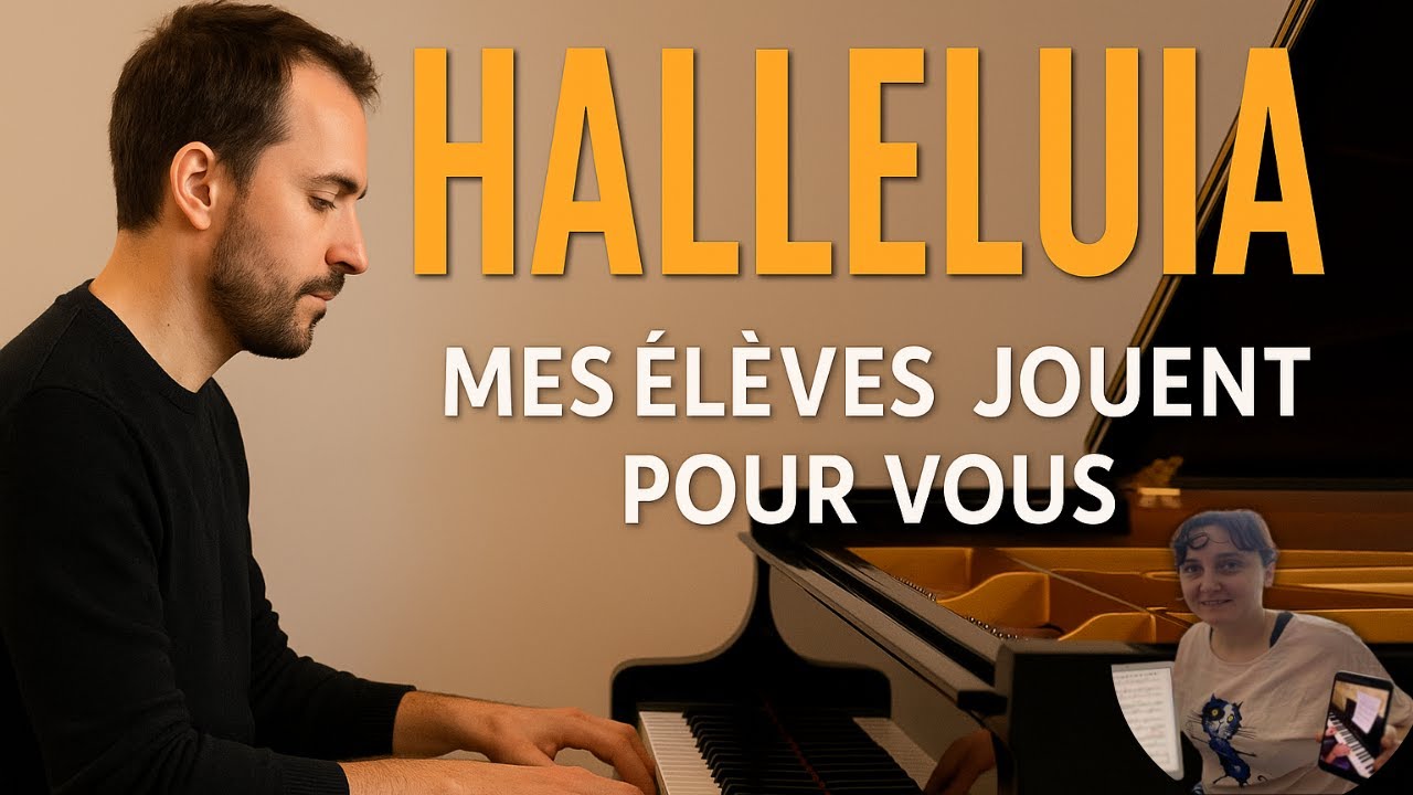 Hallelujah au piano— Une Mélodie d’Émotion au Piano