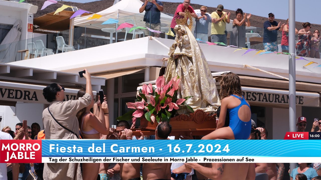 FIESTAS DE NUESTRA SEÑORA DEL CARMEN in Morro Jable - Fuerteventura 16.7.2024