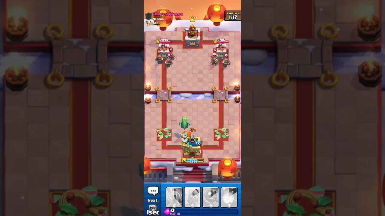They threw that Fireball too late! #clashroyale