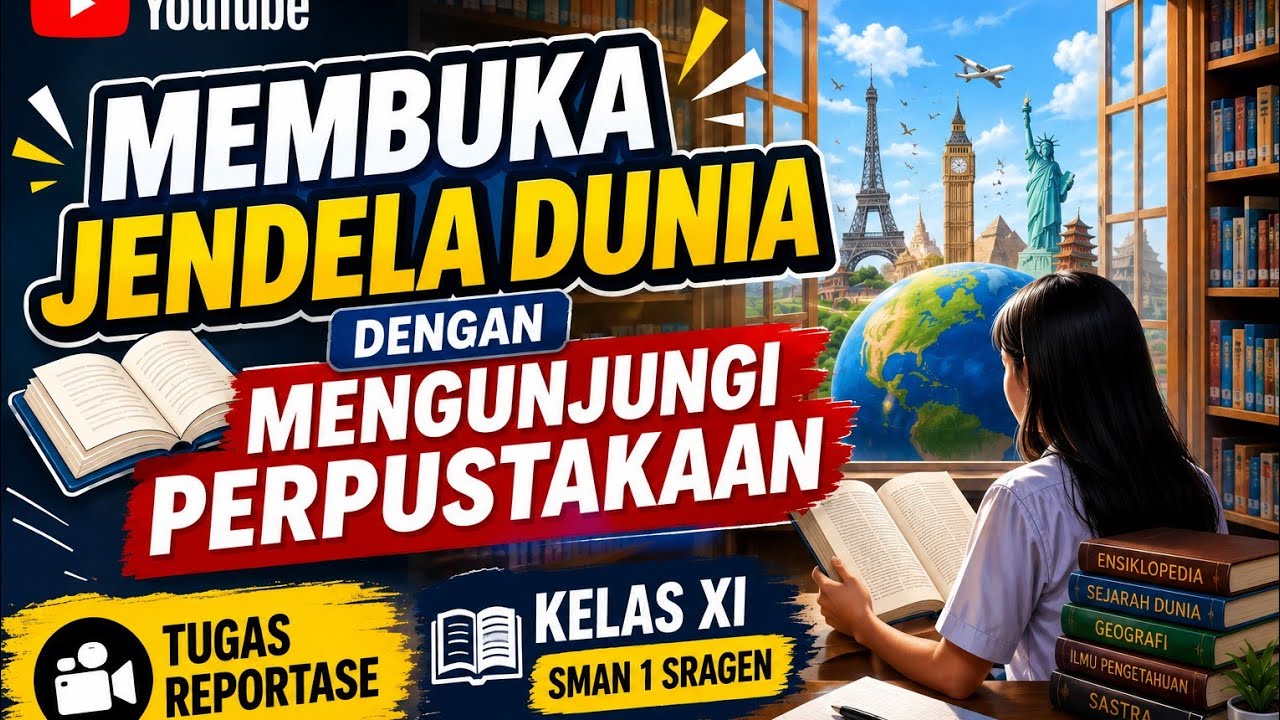 Membuka jendela dunia dengan mengunjungi perpustakaan Sragen!