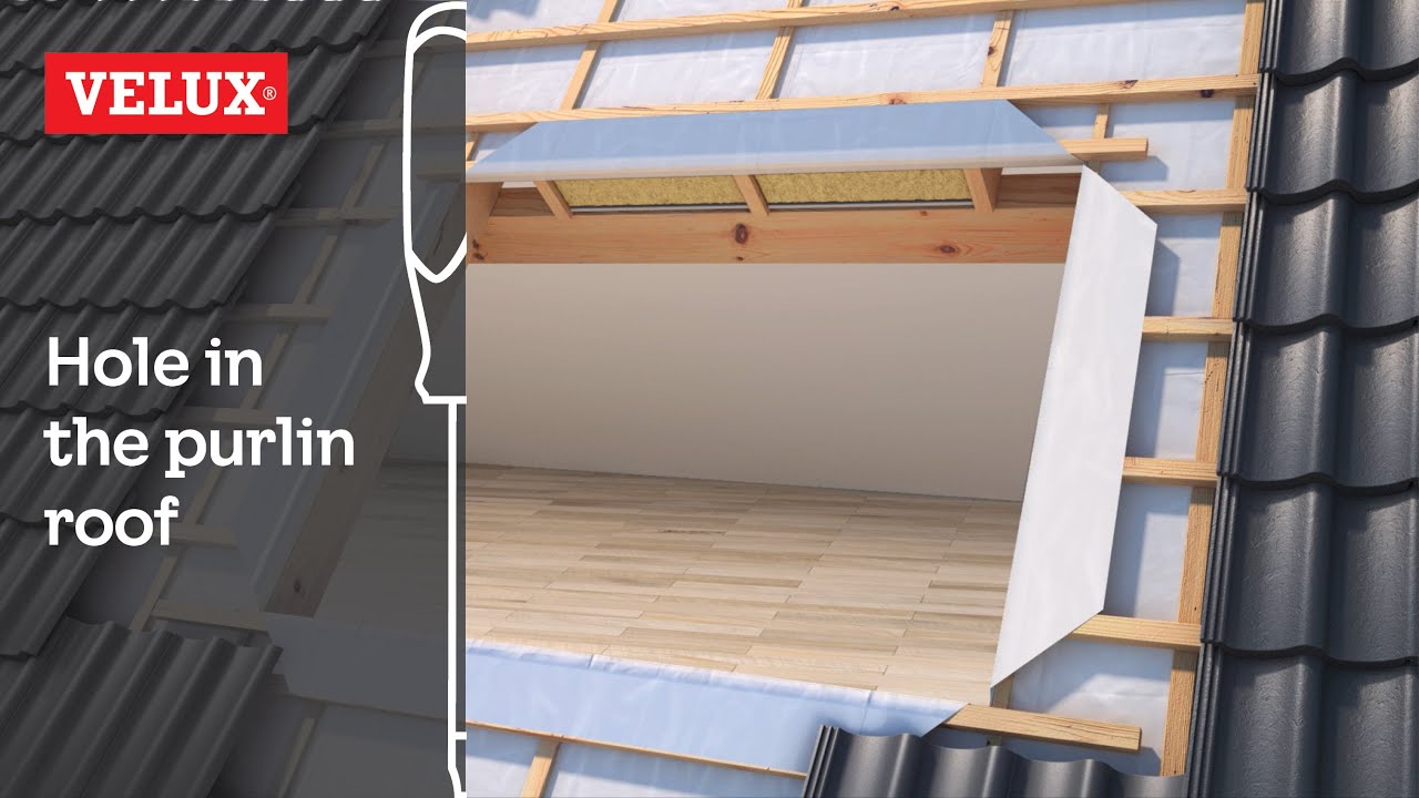 VELUX | How to make a hole in a purlin roof