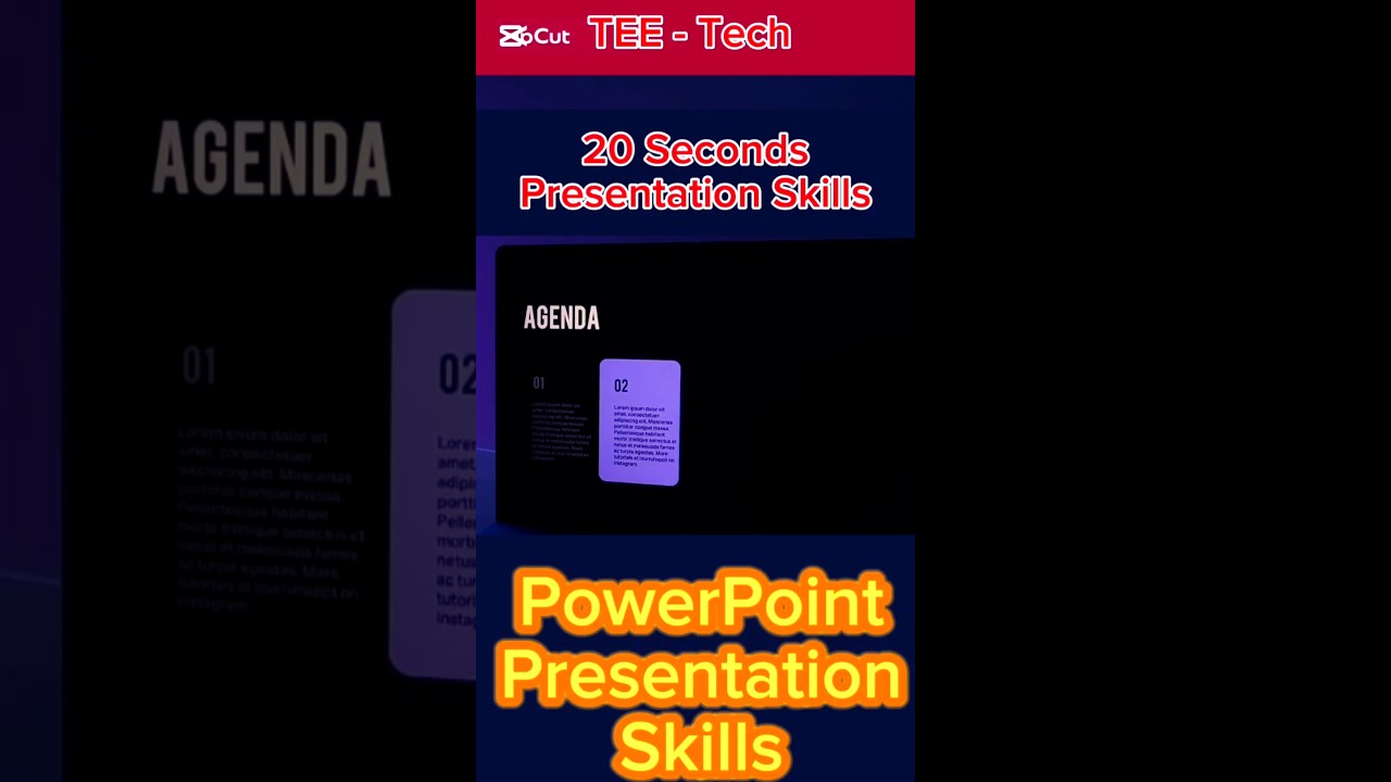 Dynamic Agenda Slides 😜|| PowerPoint Presentation Skills💯😎#ppt #shorts