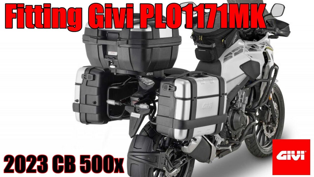 Установка багажников Givi на Honda CB500x 2023 года