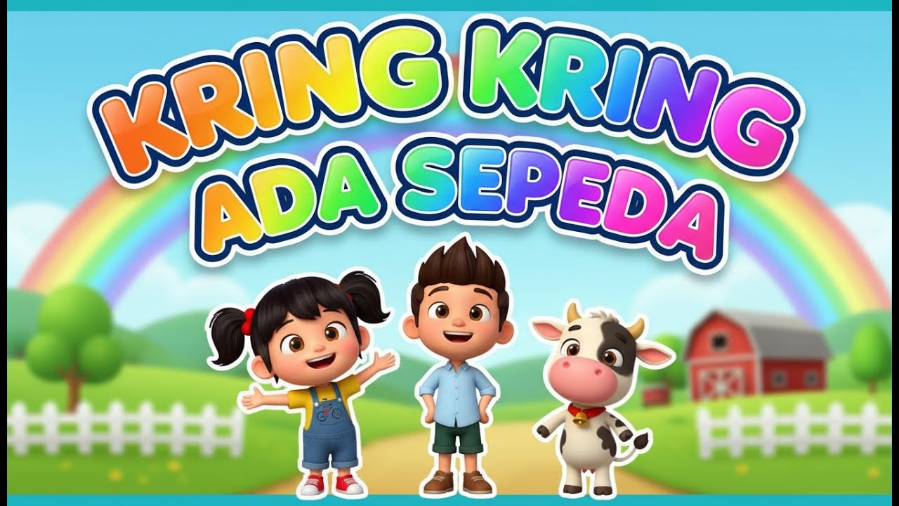 Kring Kring Ada Sepeda 🚲 Lagu Anak Indonesia Terpopuler | Cover by PazaKids Channel