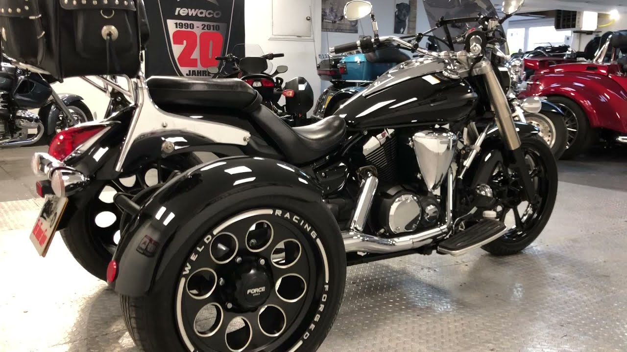 2013 Yamaha XVS 950 Midnight Star Explorer Trike @THE TRIKE GUY
