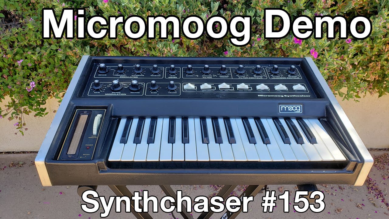 Демонстрация Moog Micromoog &mdash; Synthchaser #153
