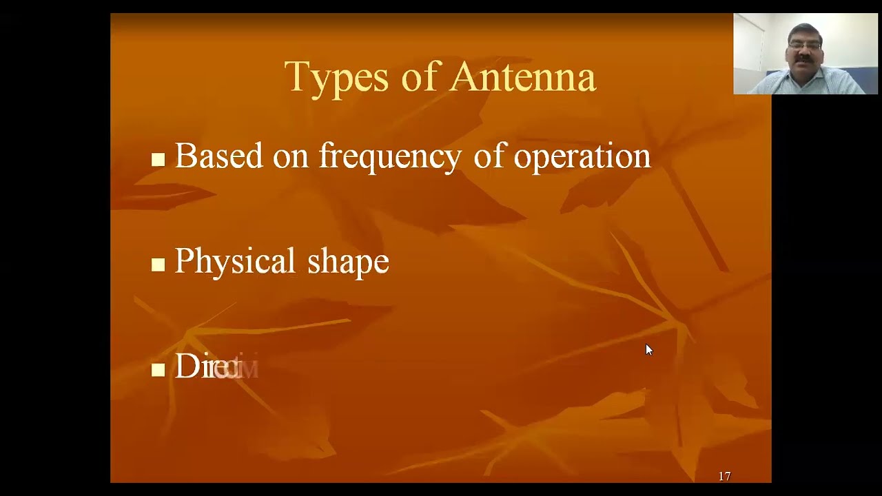1.2 Types of Antenna, Radiation Pattern, Radiation Power Density and Radiation Intensity