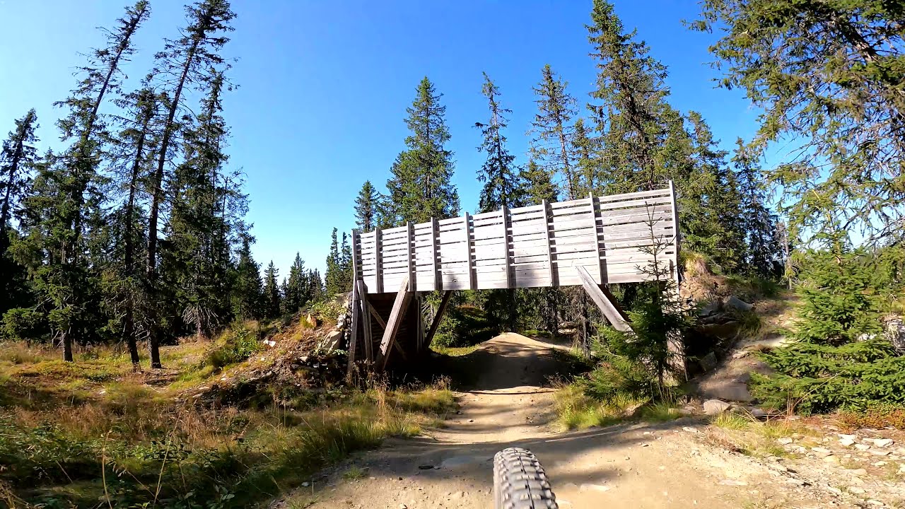Hafjell Bike Park, Moe Town, Parkløypa, Familieløypa og Vestcut