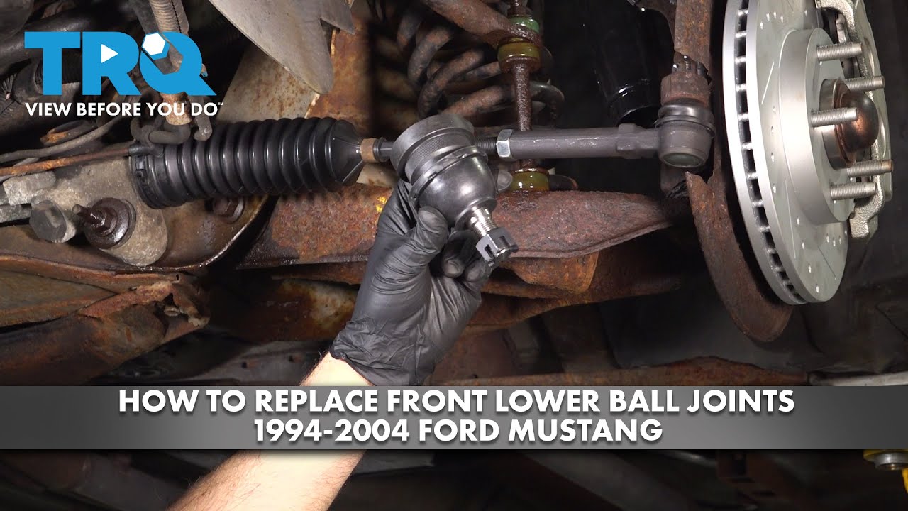 How to Replace Front Lower Ball Joints 1994-2004 Ford Mustang