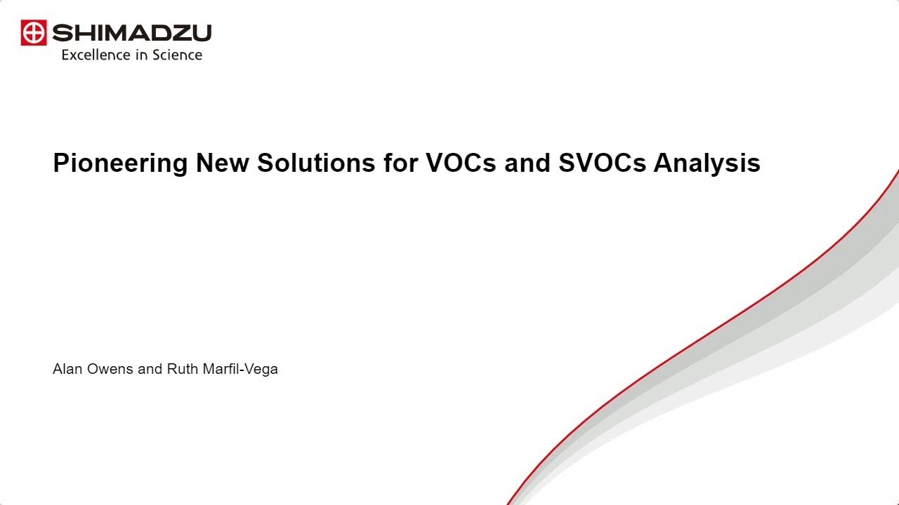 Pioneering New Solutions for VOCs and SVOCs Analysis