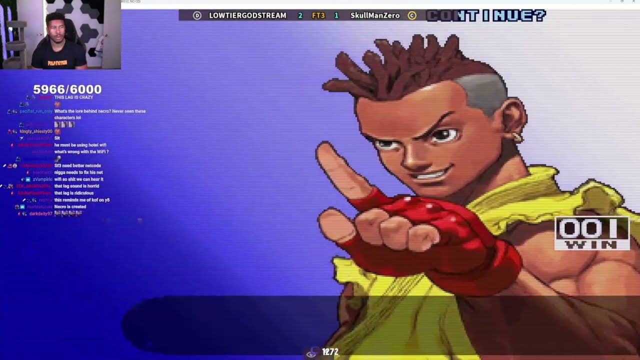 LowTierGod roggin' out on Street Fighter III: 3rd Strike