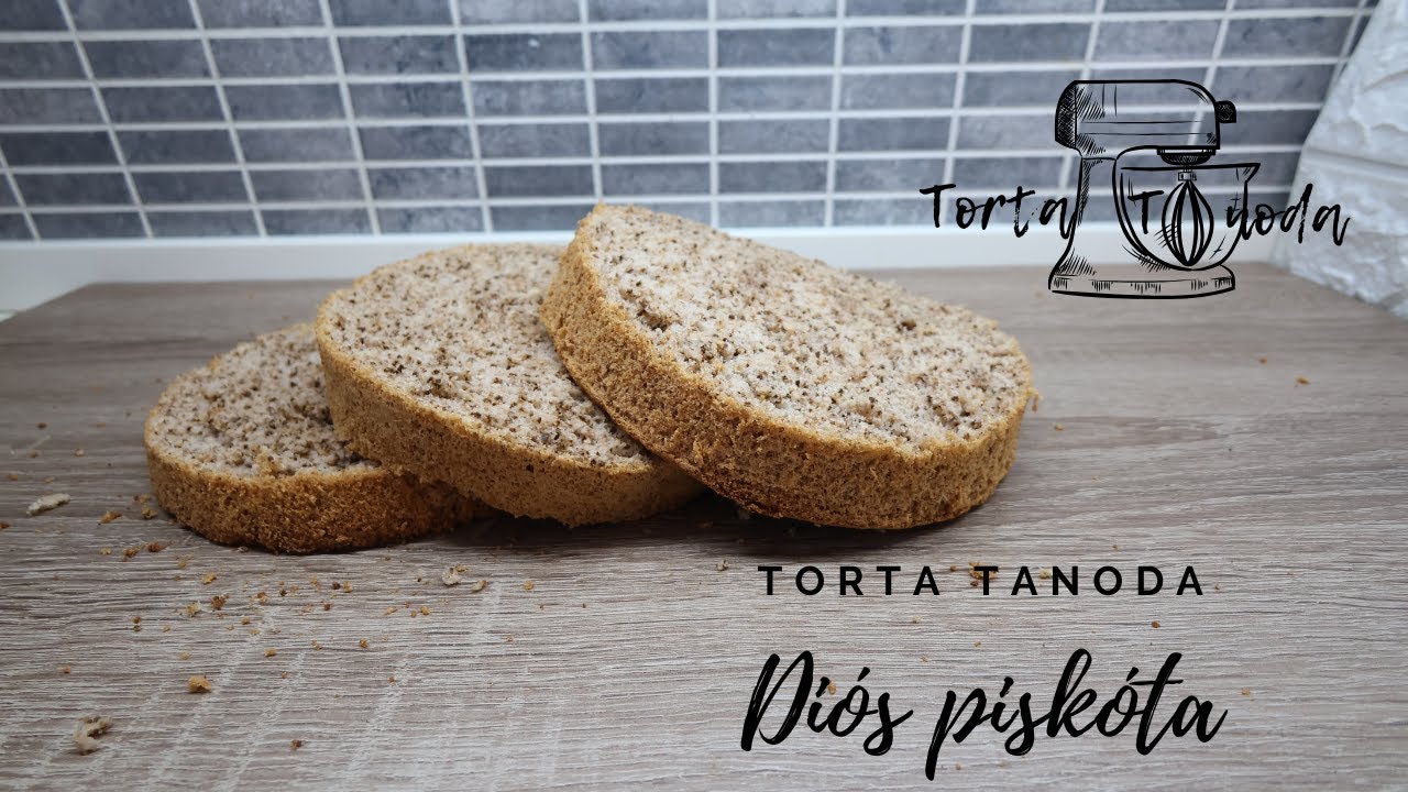 Hogyan készíts tökéletes Diós piskótát