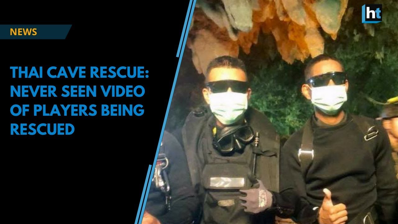 Thai cave rescue: Never seen before video of boys being rescued