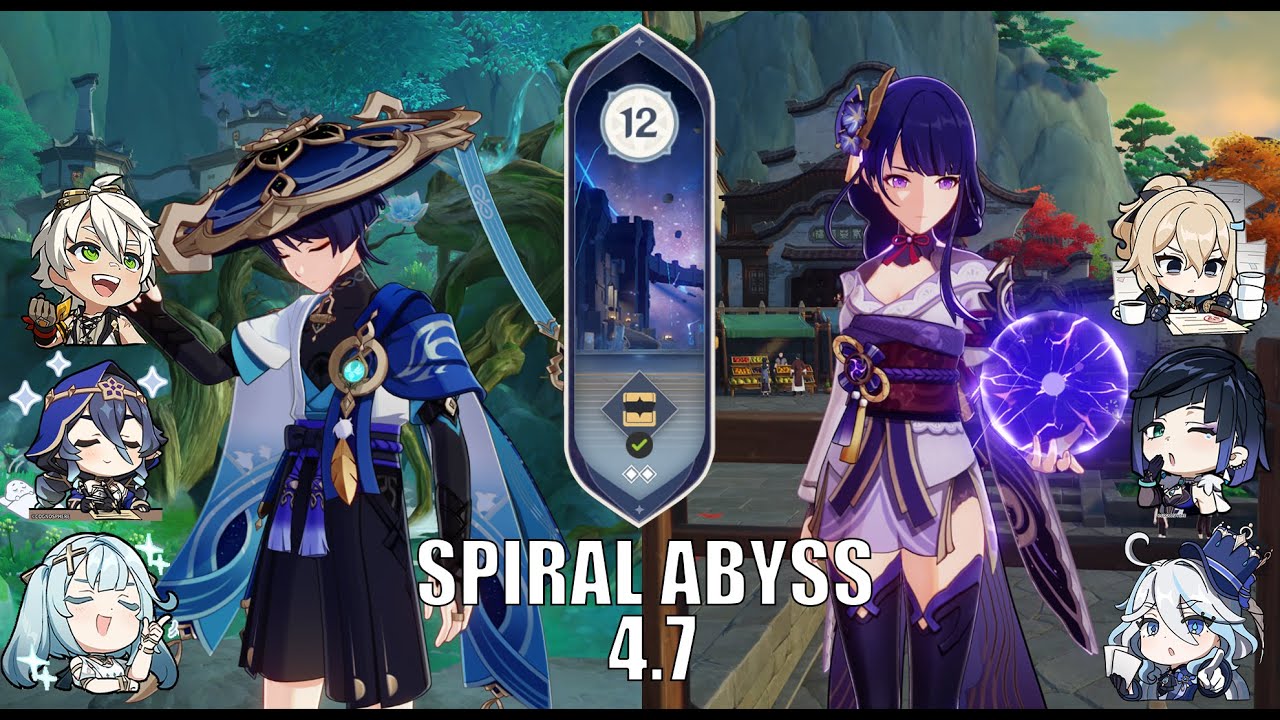 New 4.7 Spiral Abyss│Wanderer Hypercarry & Ei Hypercarry│Genshin Impact