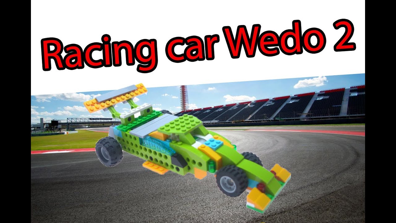Racing car LEGO WEDO 2 45300 at covid time/Гоночный автомобиль из Лего Веду 2
