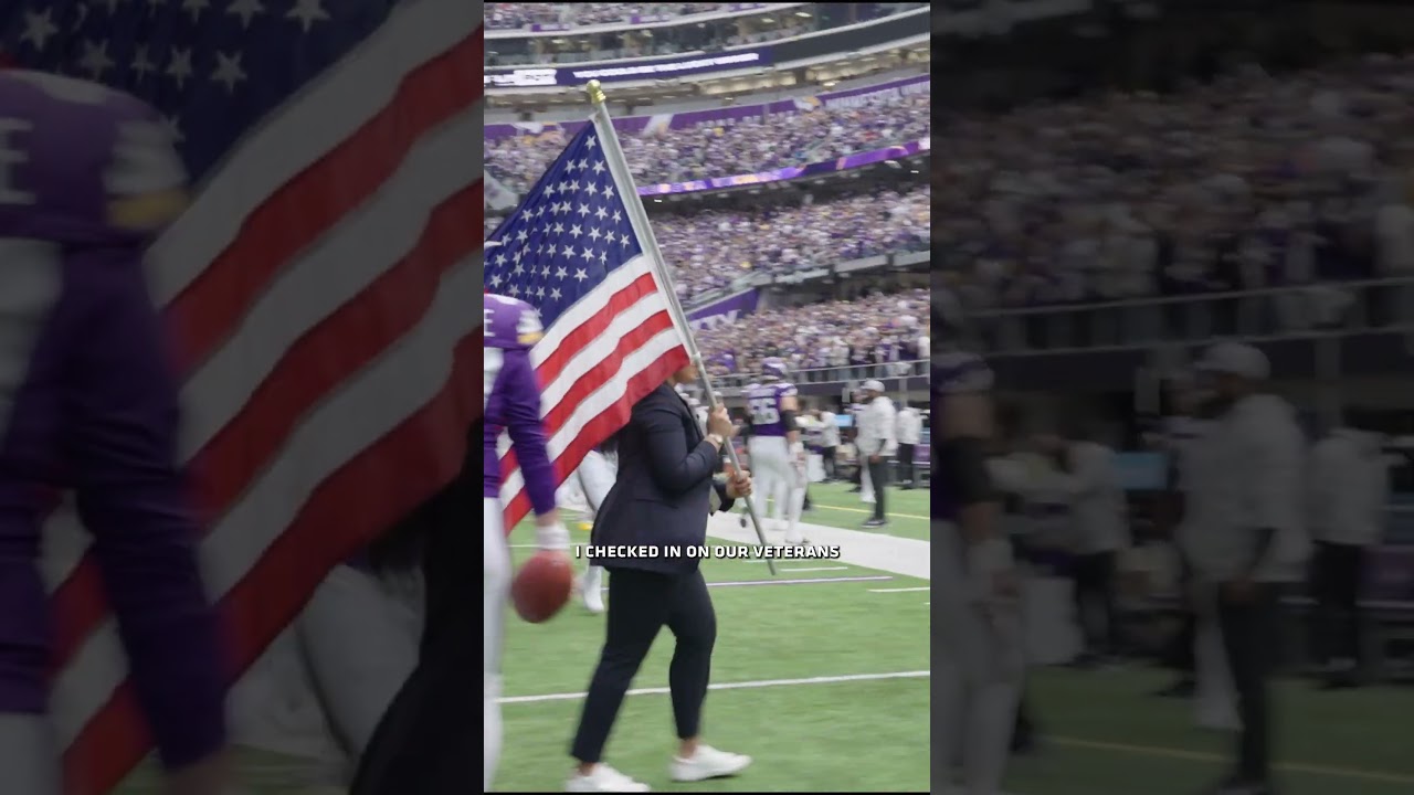 Surprising Veterans at NFL Game 🤩 | All in a Gameday