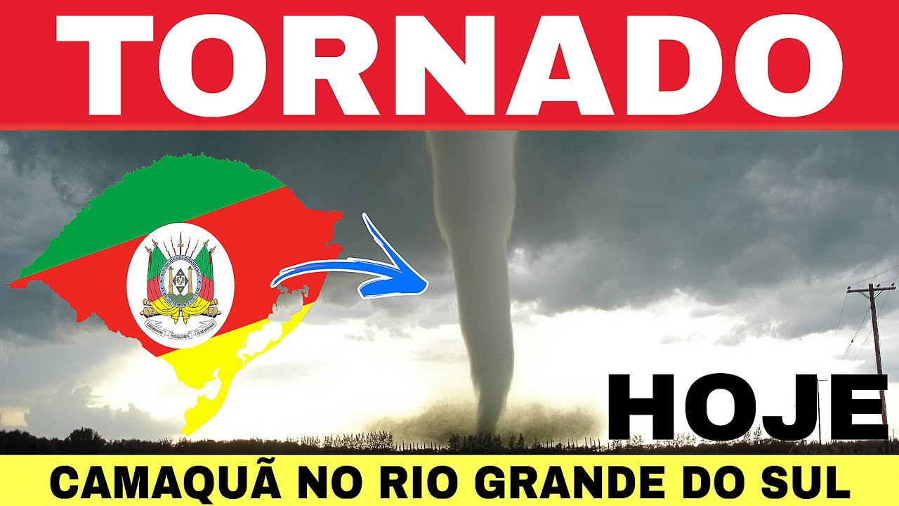 🚨TORNADO em CAMAQUÃ-RS nesta quinta-feira 29/01/26 veja 😱