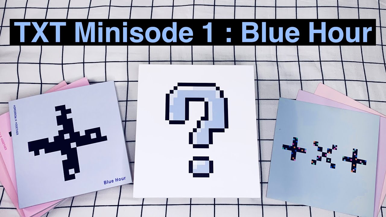 Unboxing TXT Minisode 1 : Blue Hour ALL 3 VERSIONS - R, VR, AR