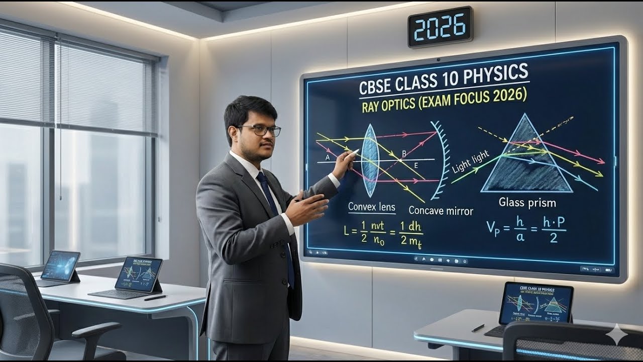 (Exam Focus): Class 10 Physics Ray Optics: Recap Most Important Questions & PYQs for CBSE 2026