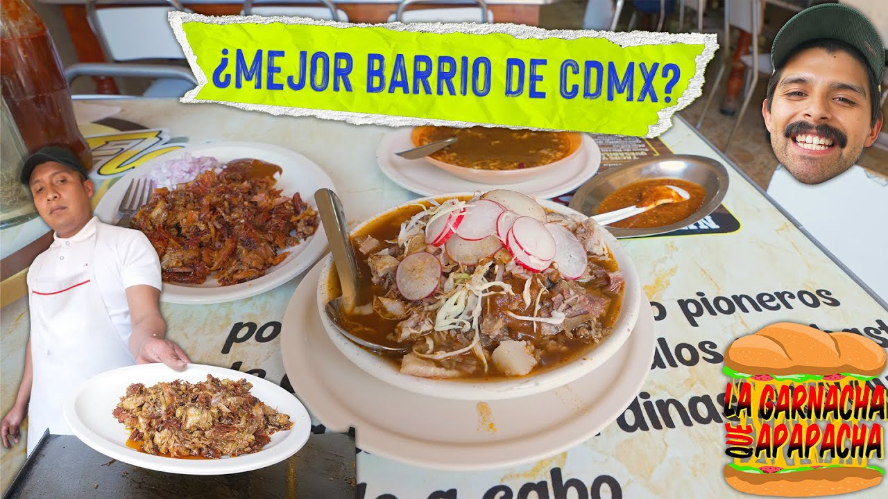 ¿La MEJOR COLONIA para COMER en toda la CDMX? | La garnacha que apapacha