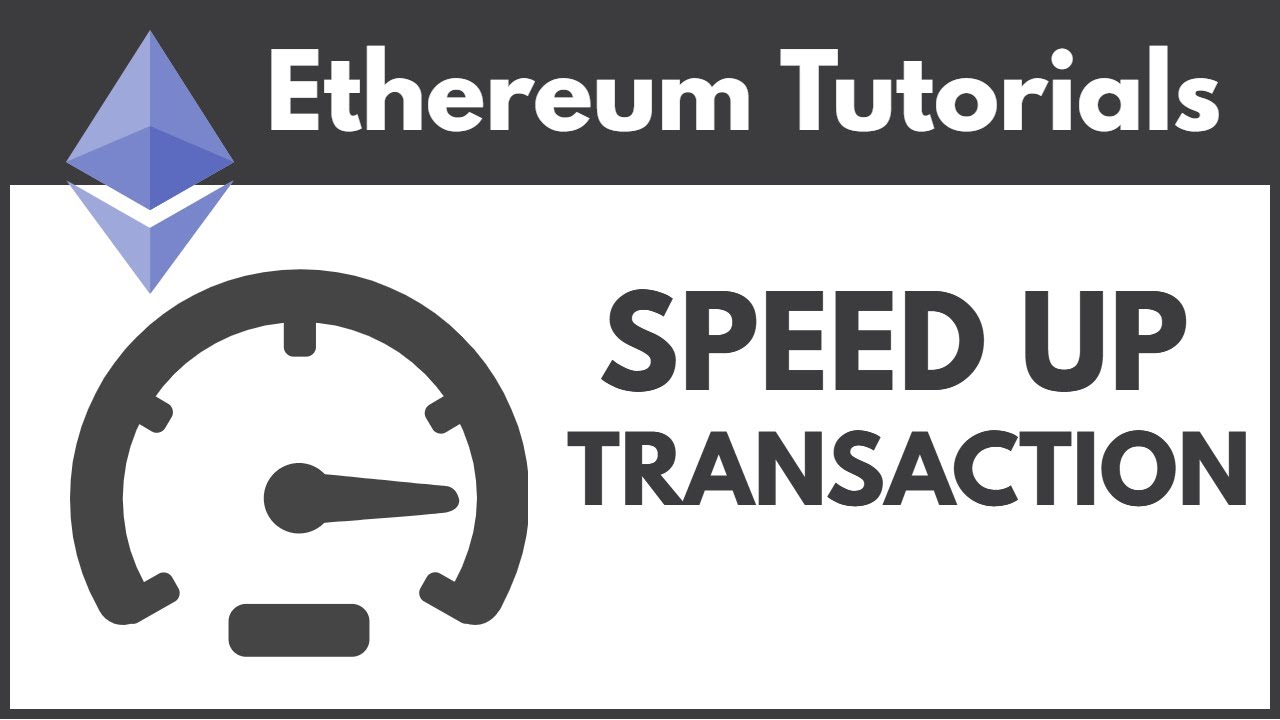 Speed up Ethereum Transaction by Adjusting the Gas