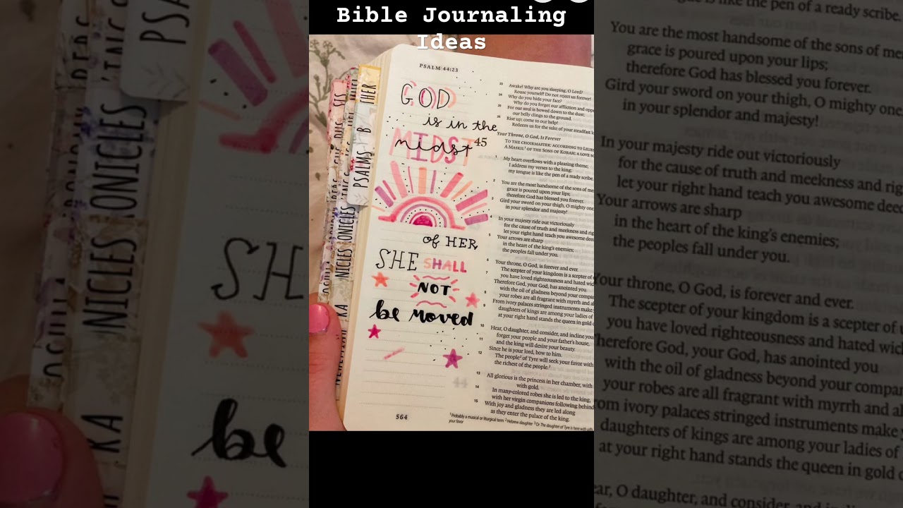 Bible Journaling Ideas #god #biblejournaling #bible #biblejournalingcommunity #biblejourney #b&iacute;blia