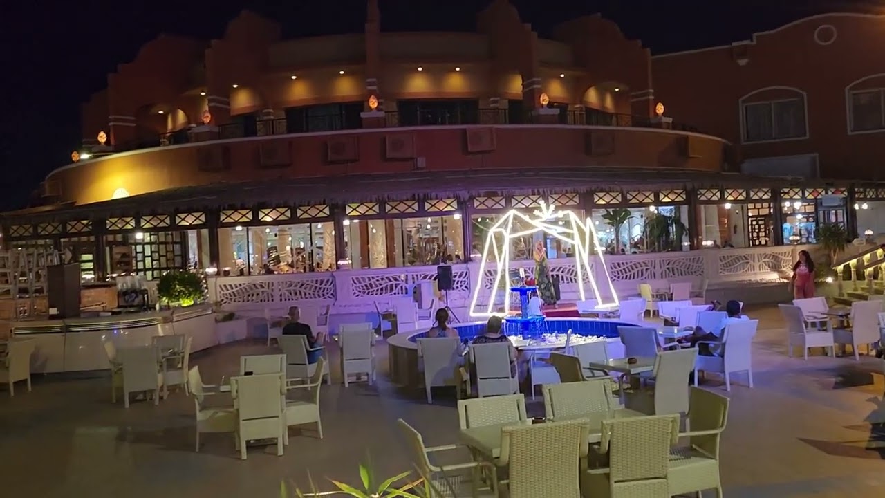 EGYPT, HURGHADA, CARIBBEAN WORLD RESORT, SOMA BAY, EVENING ATMOSPHERE, MAY 2023