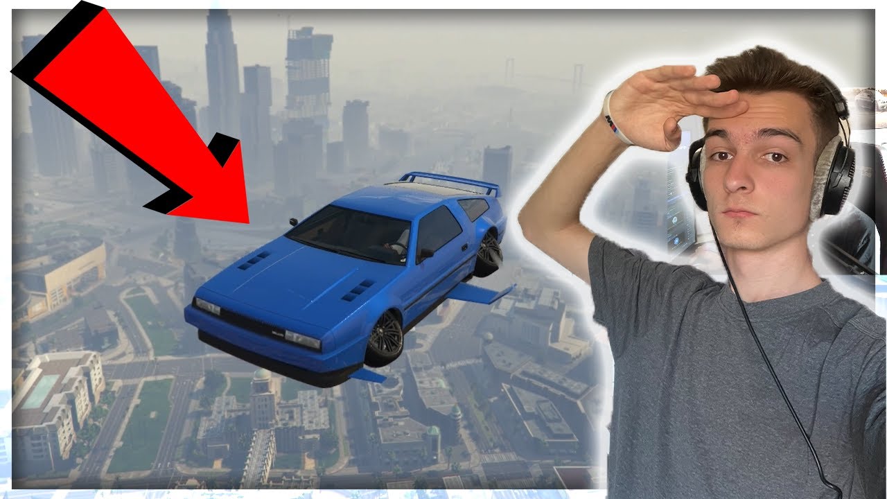 LETEČI AVTO V GTA ONLINE!