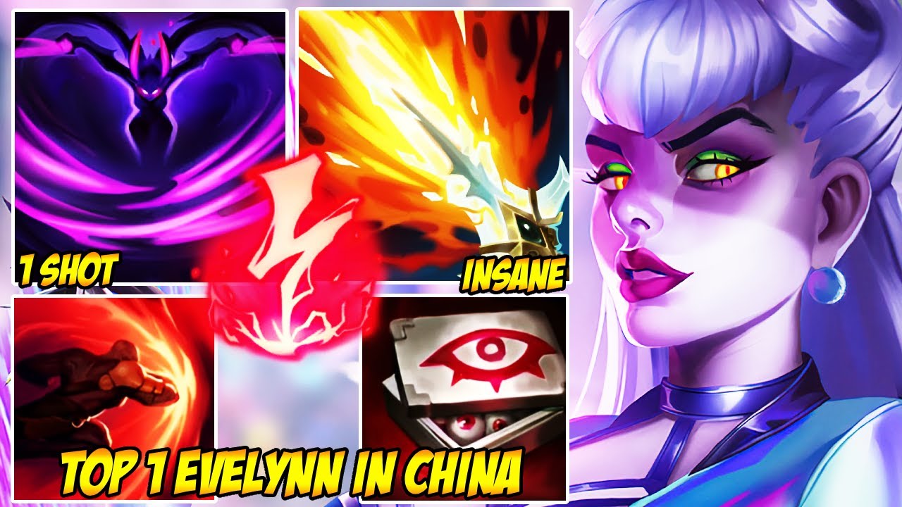 WILD RIFT CHINA TOP 1 EVELYNN - BUFF EVELYNN! OP CHAMP BEST BUILD RUNES