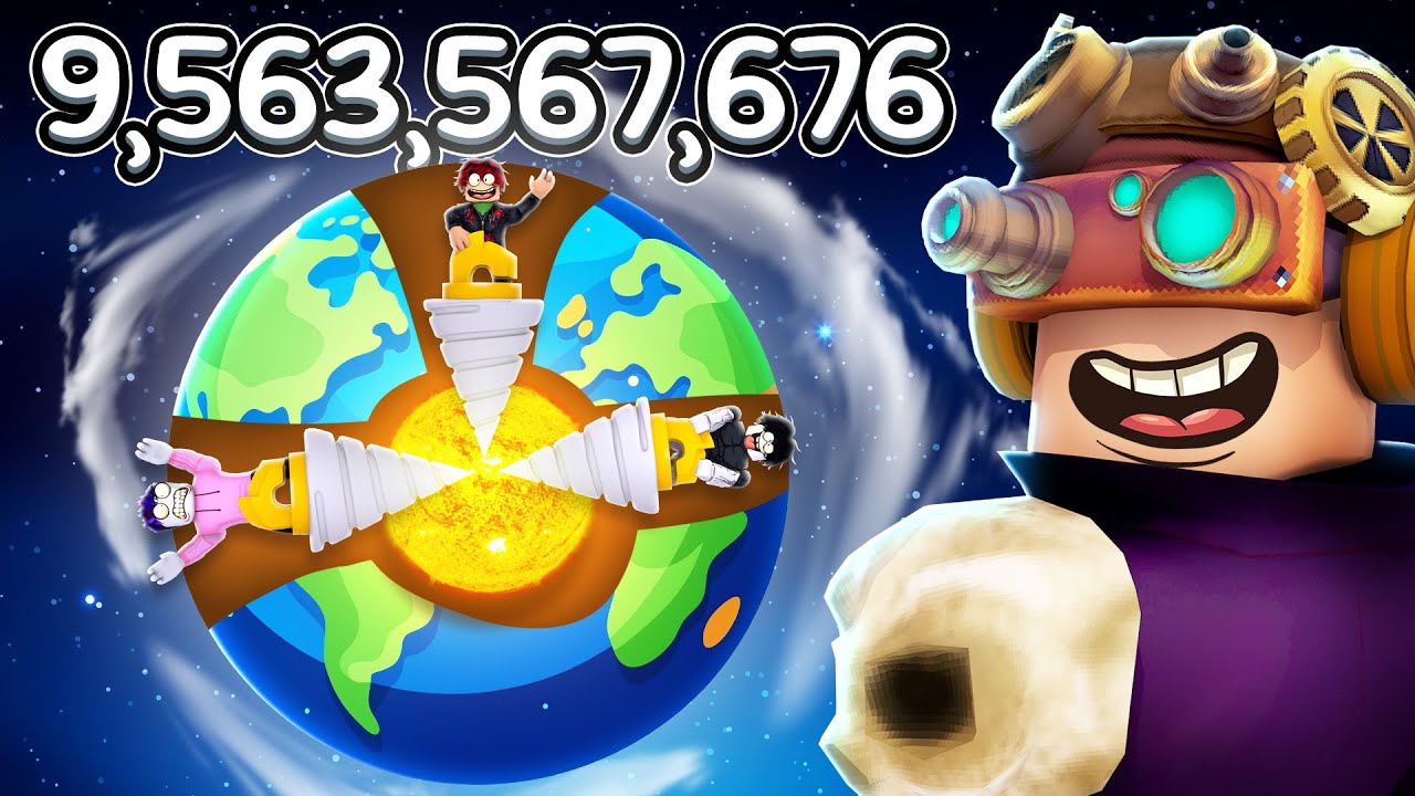 SCAVO 9,563,567,676 METRI PER TROVARE IL CENTRO DELLA TERRA SU ROBLOX!