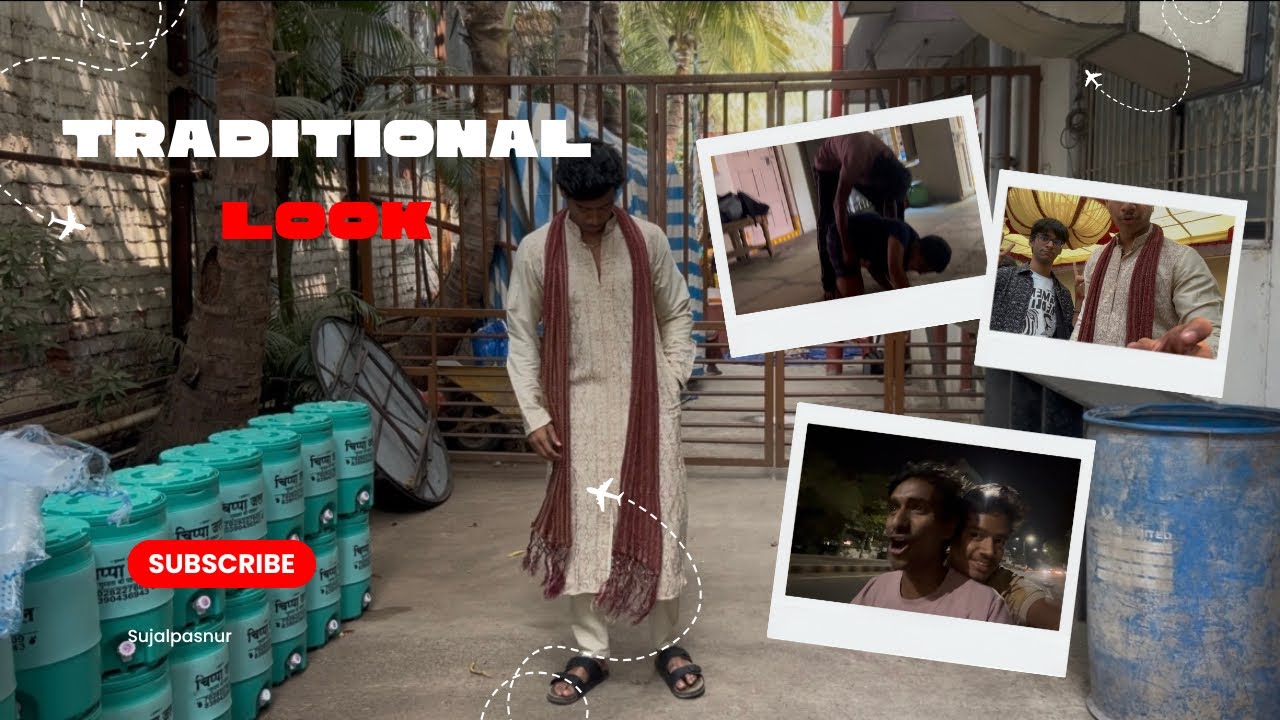 traditional look..👀 @Sujalpasnue-24 #vlog #solapur #vlogger #trandingviralvideo #viralpage 