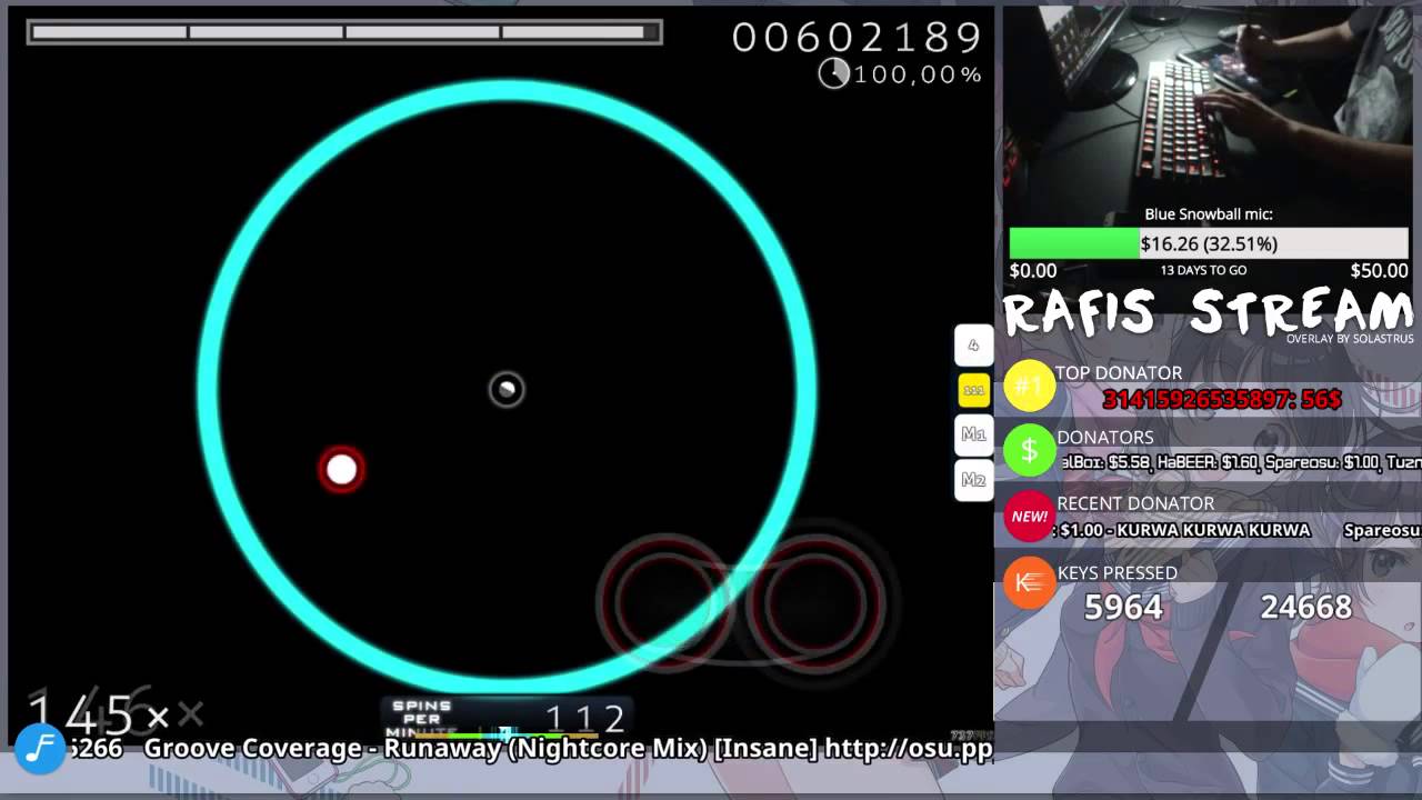 Groove Coverage - Runaway (Nightcore Mix) [Insane] (osu!) HD+DT #1 by Rafis