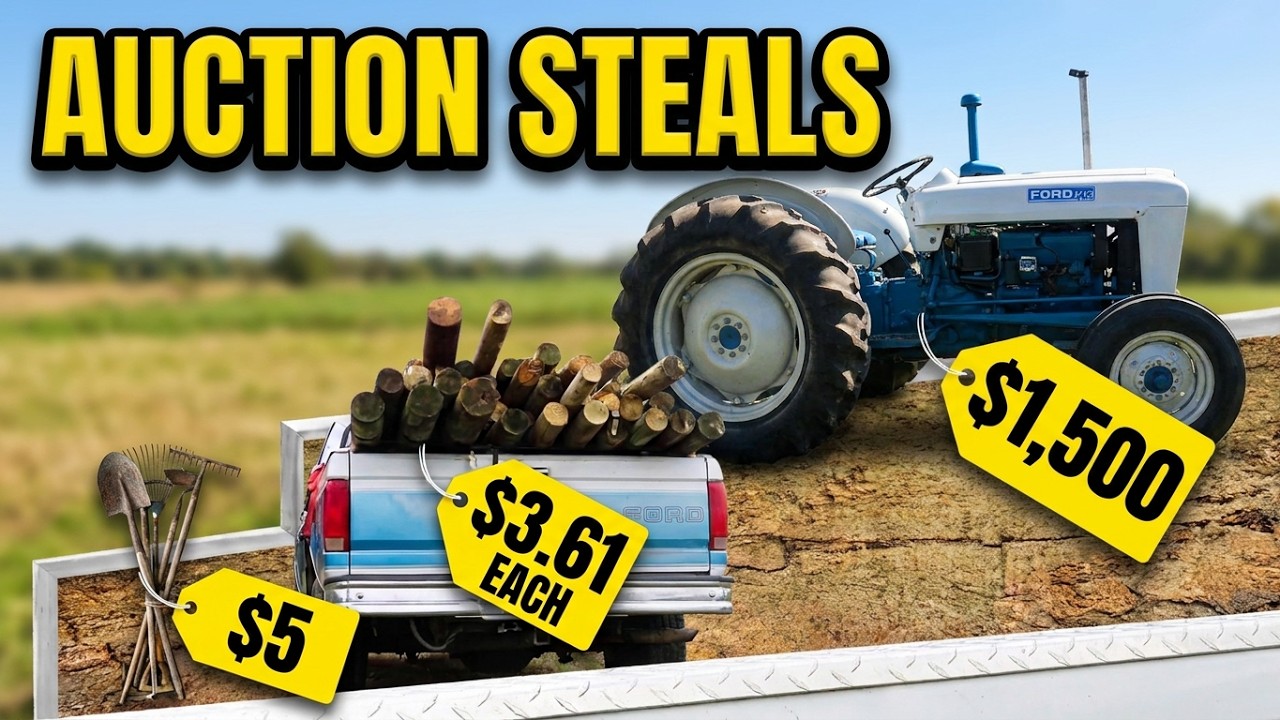 AUCTION BARGAINS for Homesteaders, Ranchers, and Small Farmers