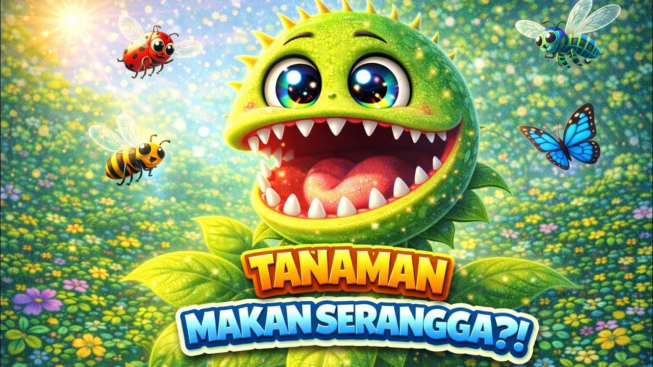 Tanaman Karnivora Pemakan Serangga! 🌱🐞 | Fakta Seru untuk Anak