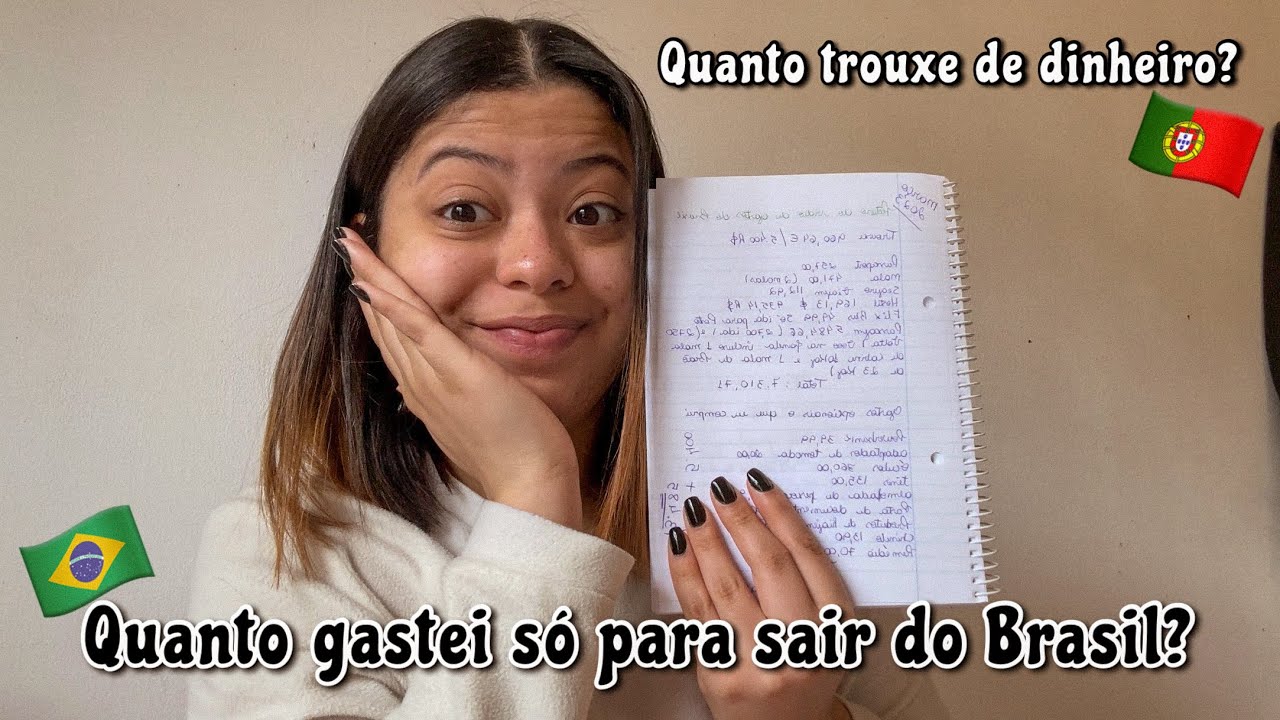 QUANTO GASTEI PARA SAIR DO BRASIL E QUANTO DINHEIRO TROUXE PARA PORTUGAL 🇵🇹