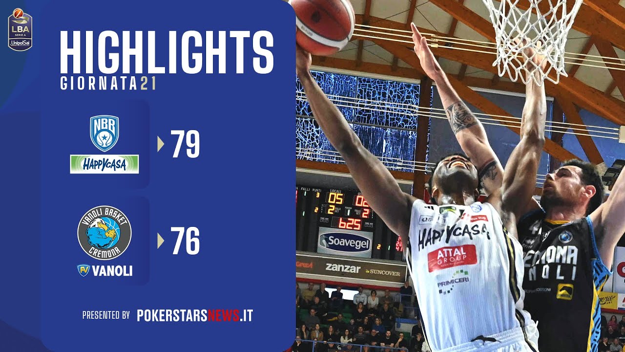Happy Casa Brindisi – Vanoli Basket Cremona | Serie A UnipolSai 2023/24