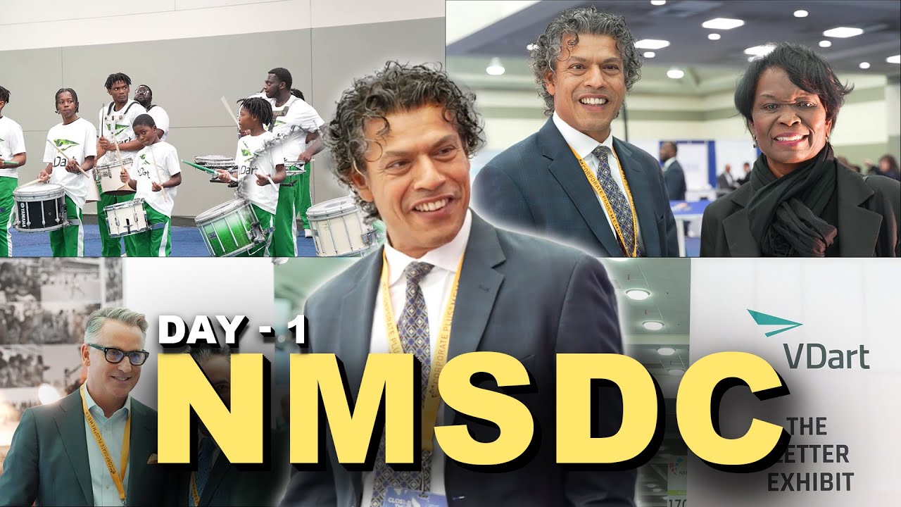 NMSDC Day 1️⃣! VDart Booth - Story with Purpose! ✨| Tamil CEO Sidd Ahmed
