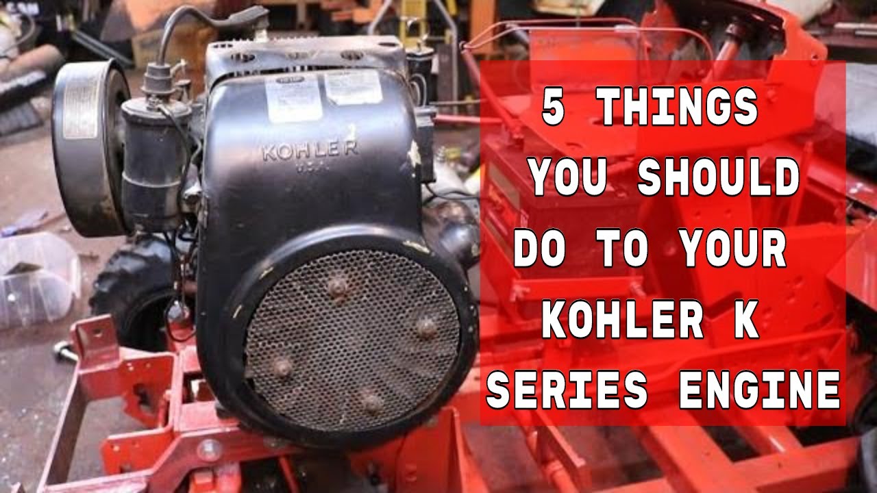 5 вещей, которые нужно сделать с двигателем Kohler серии K прямо сейчас | Техническое обслуживани...