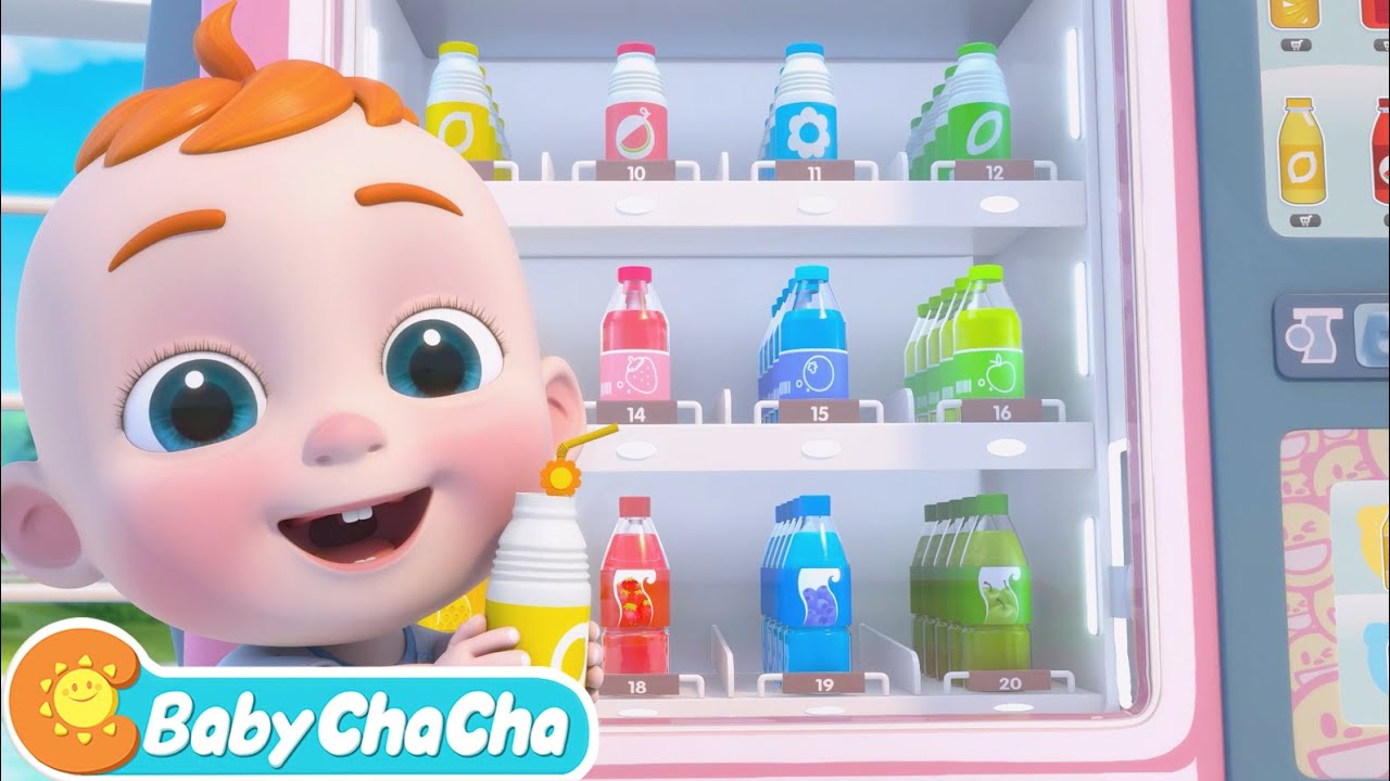 Colorful Juice Song | Juice Vending Machine + More Baby ChaCha Nursery Rhymes & Kids Songs