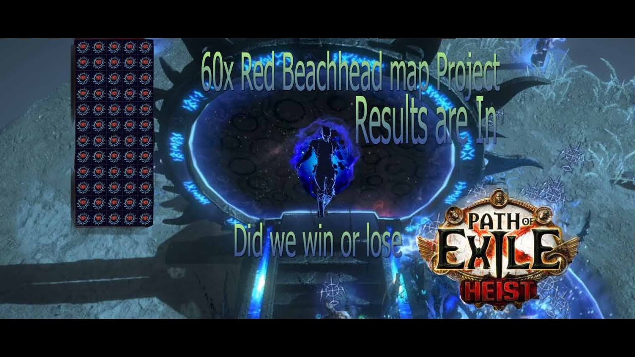 POE Heist 60 red beachhead results