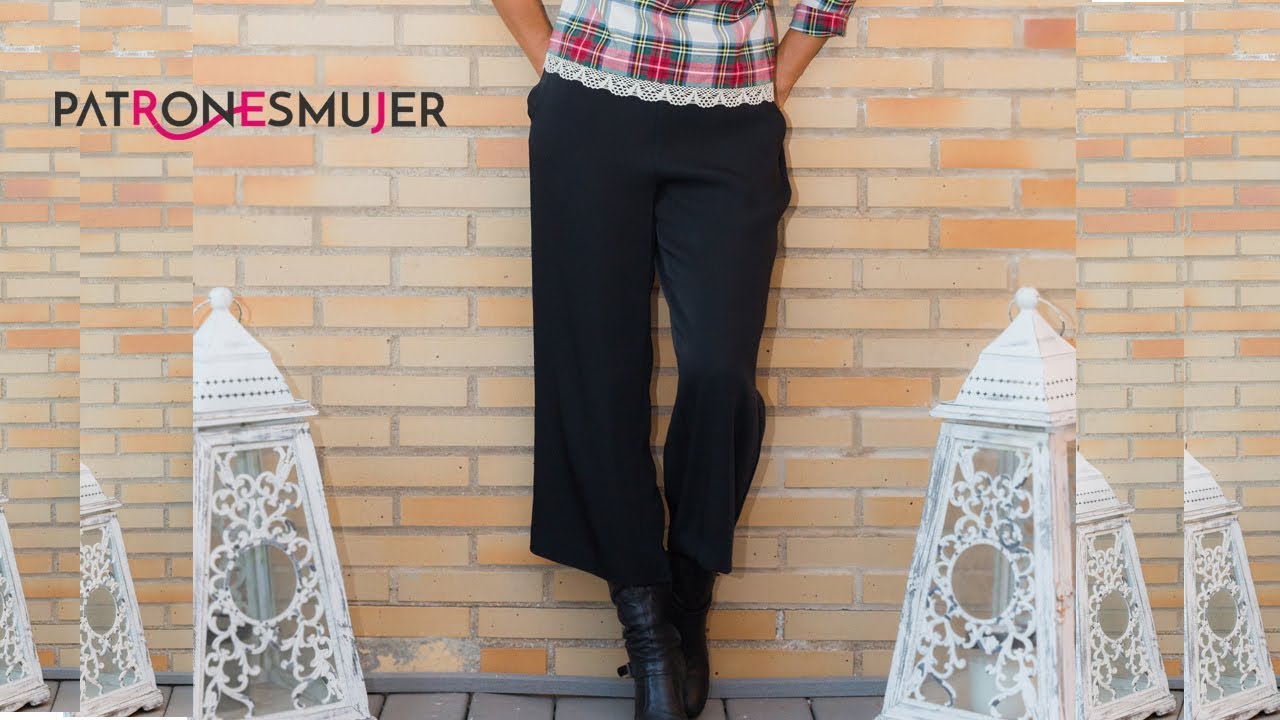 Revista PATRONESMUJER n&ordm;1. Pantal&oacute;n cropped f&aacute;cil.