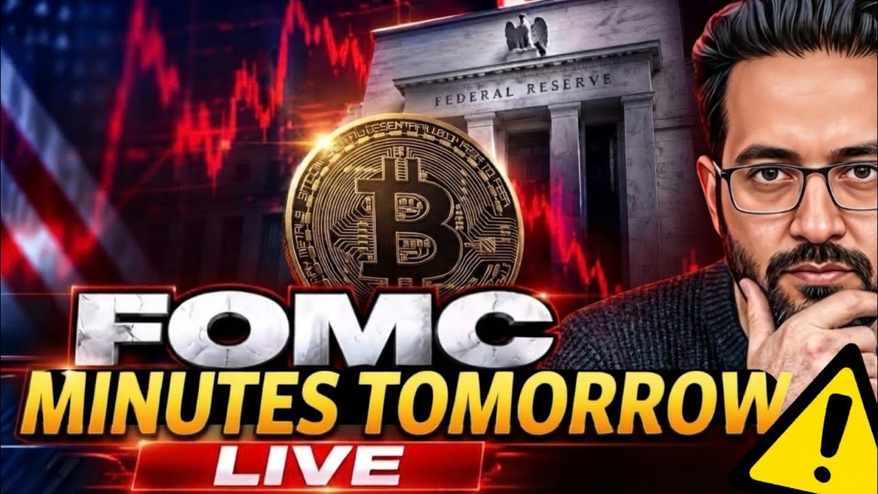 FOMC MINUTES TOMORROW ⚠️ Latest Crypto Market News Today