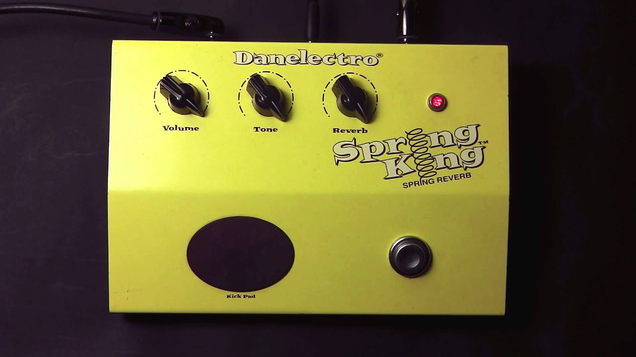 Danelectro Spring King Reverb Pedal Demo