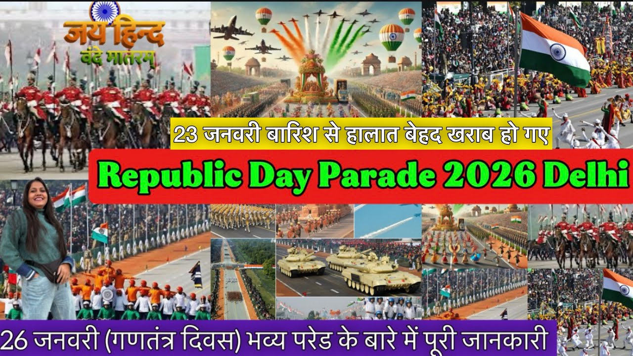 Republic Day 2026 || 26 January Parade rehearsal | 23 January Republic Day Full Dress Rehearsal  
