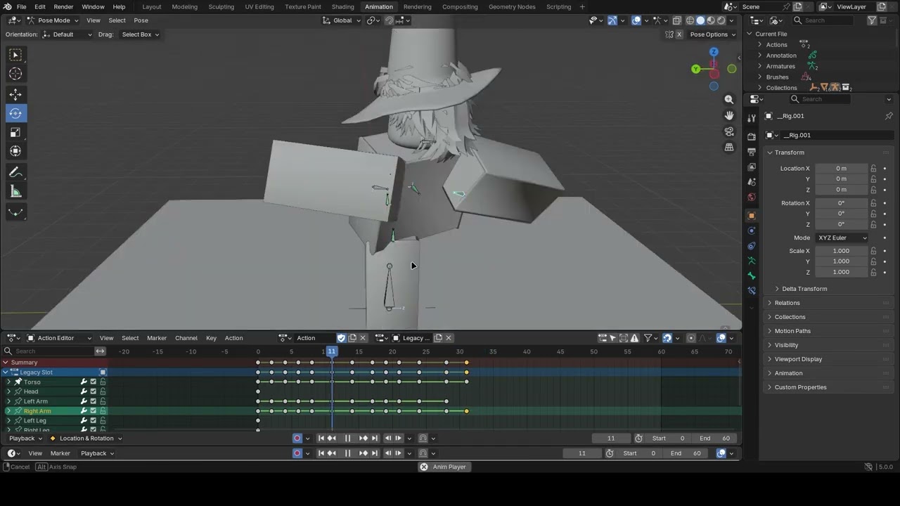 timelapse of animating a punch